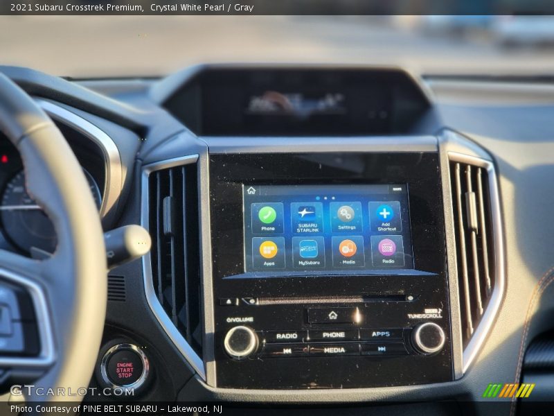 Crystal White Pearl / Gray 2021 Subaru Crosstrek Premium