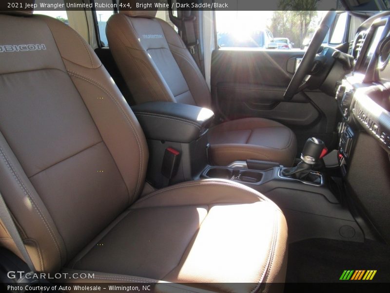 Bright White / Dark Saddle/Black 2021 Jeep Wrangler Unlimited Rubicon 4x4
