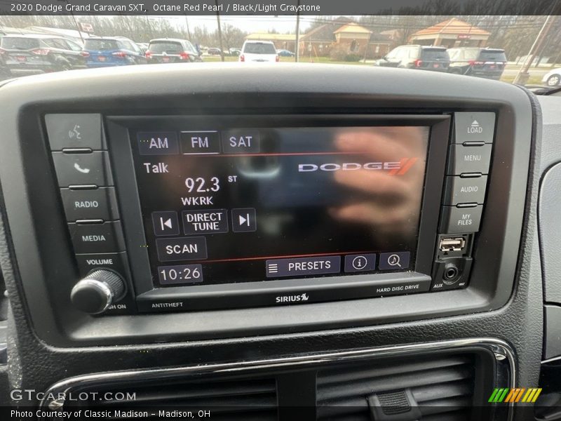 Octane Red Pearl / Black/Light Graystone 2020 Dodge Grand Caravan SXT