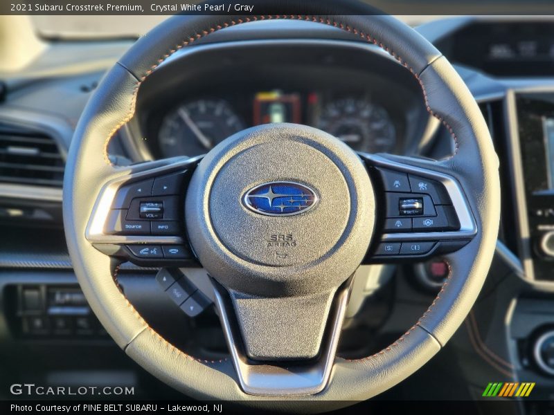Crystal White Pearl / Gray 2021 Subaru Crosstrek Premium