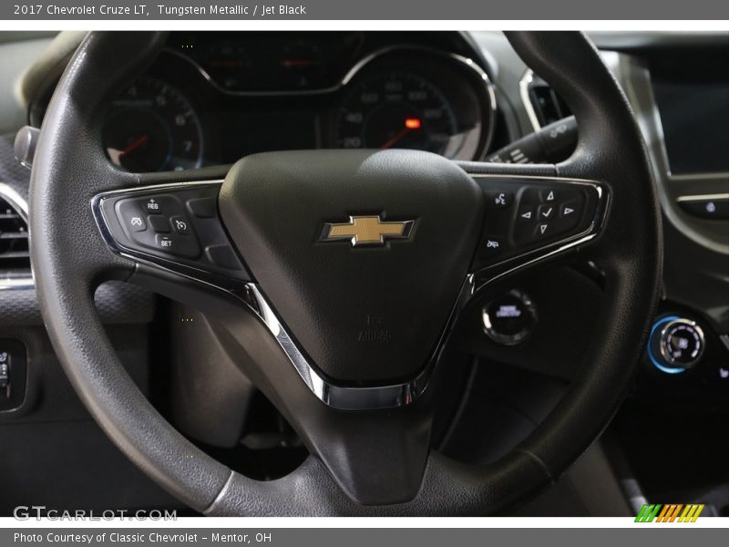 Tungsten Metallic / Jet Black 2017 Chevrolet Cruze LT