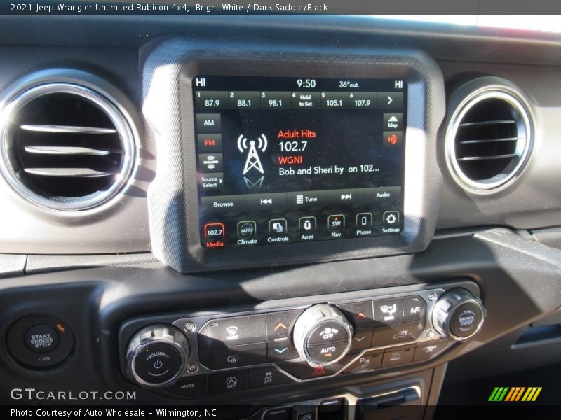 Bright White / Dark Saddle/Black 2021 Jeep Wrangler Unlimited Rubicon 4x4