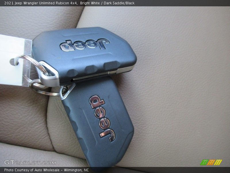 Bright White / Dark Saddle/Black 2021 Jeep Wrangler Unlimited Rubicon 4x4