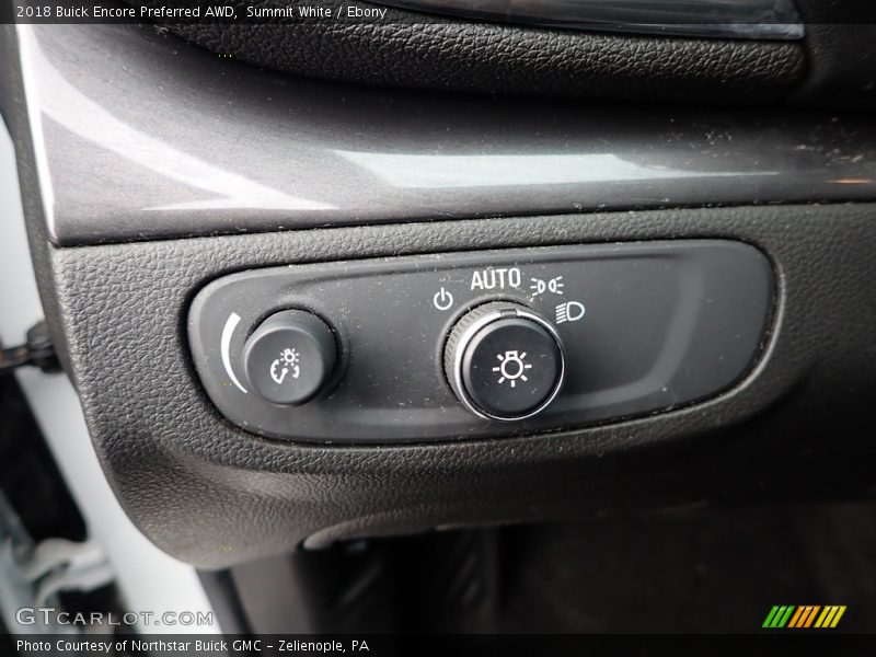 Summit White / Ebony 2018 Buick Encore Preferred AWD