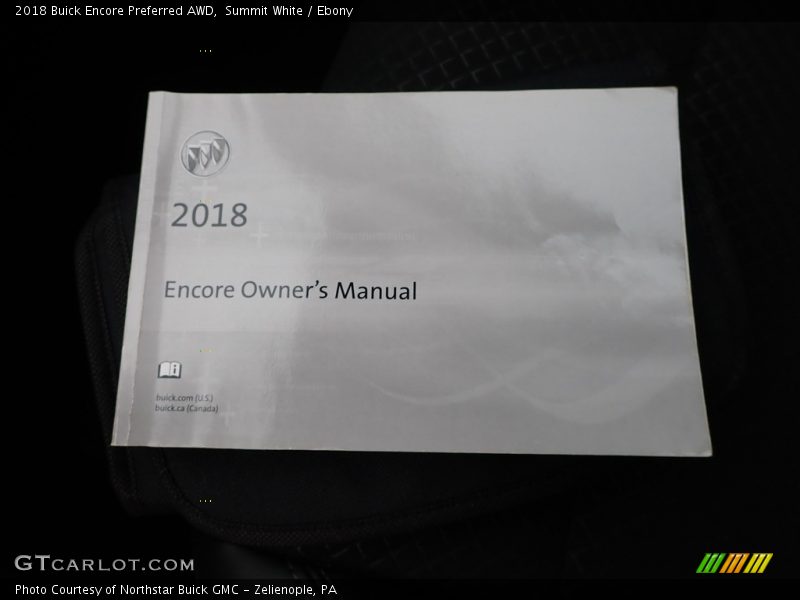 Summit White / Ebony 2018 Buick Encore Preferred AWD