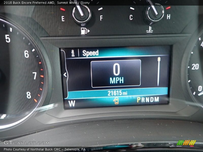 Summit White / Ebony 2018 Buick Encore Preferred AWD