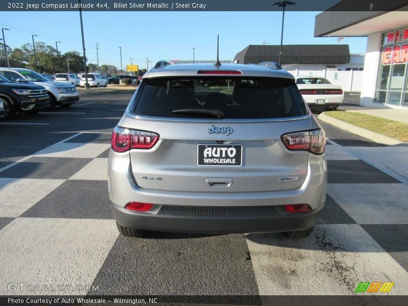 Billet Silver Metallic / Steel Gray 2022 Jeep Compass Latitude 4x4