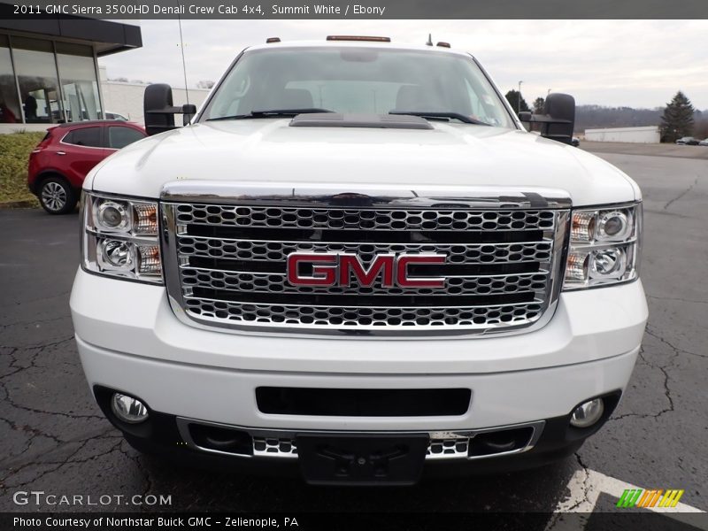 Summit White / Ebony 2011 GMC Sierra 3500HD Denali Crew Cab 4x4