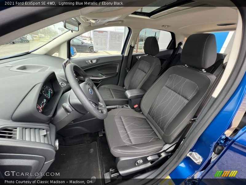 Front Seat of 2021 EcoSport SE 4WD