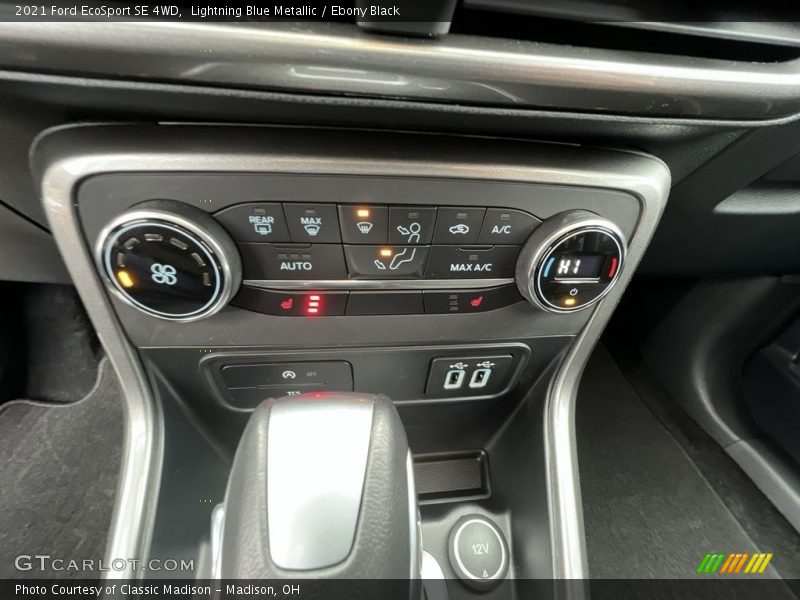 Lightning Blue Metallic / Ebony Black 2021 Ford EcoSport SE 4WD
