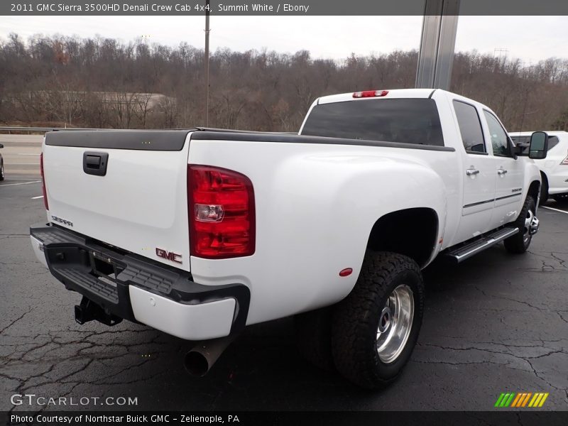 Summit White / Ebony 2011 GMC Sierra 3500HD Denali Crew Cab 4x4