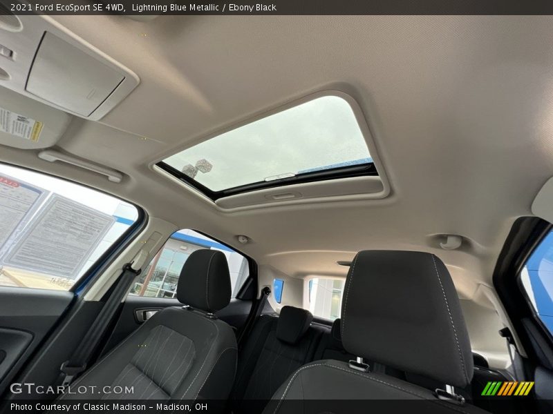 Lightning Blue Metallic / Ebony Black 2021 Ford EcoSport SE 4WD