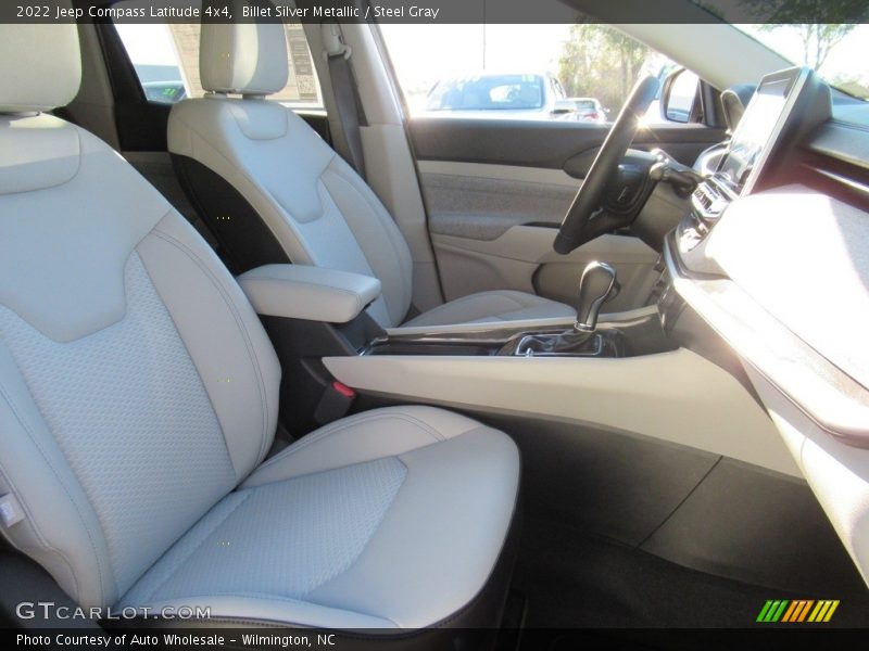 Billet Silver Metallic / Steel Gray 2022 Jeep Compass Latitude 4x4