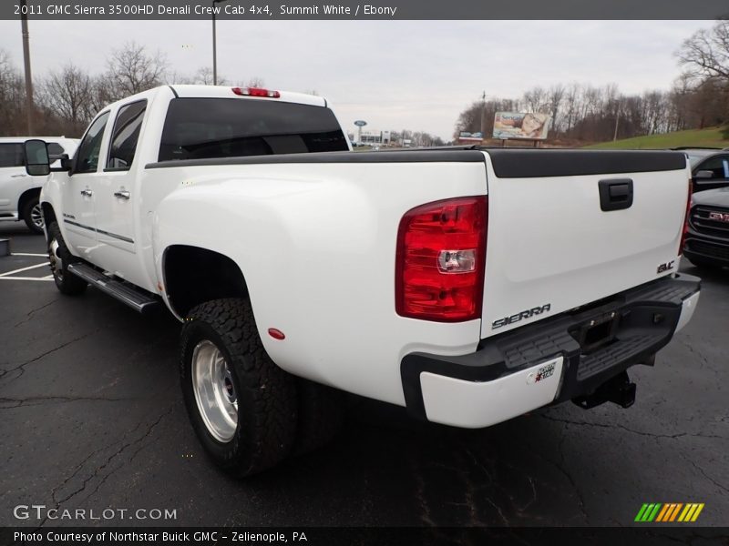 Summit White / Ebony 2011 GMC Sierra 3500HD Denali Crew Cab 4x4