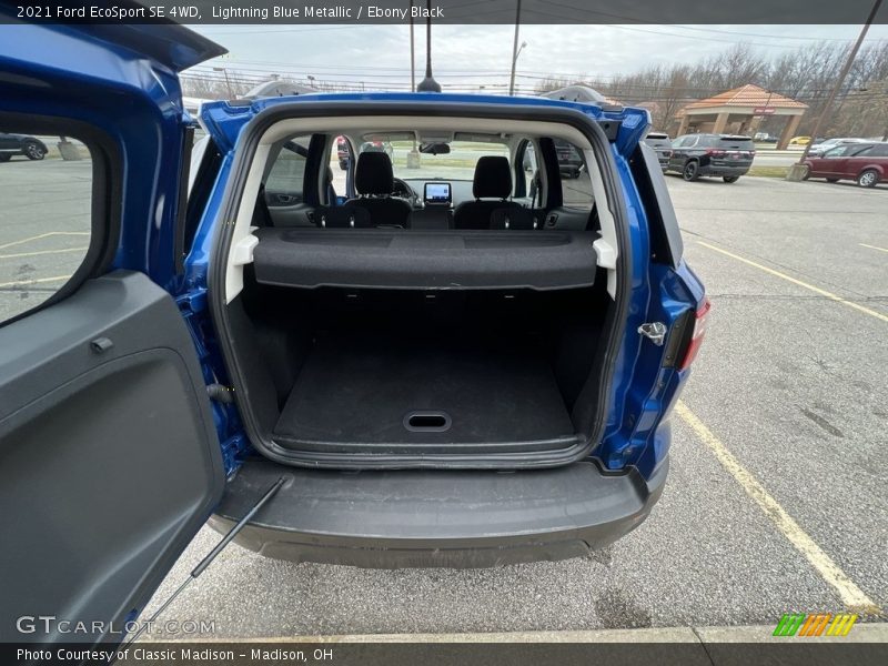 Lightning Blue Metallic / Ebony Black 2021 Ford EcoSport SE 4WD