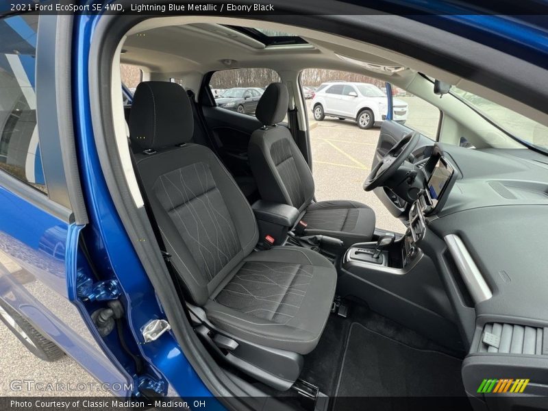 Lightning Blue Metallic / Ebony Black 2021 Ford EcoSport SE 4WD