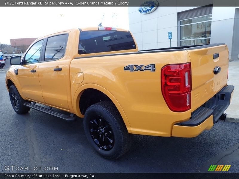 Cyber Orange Metallic / Ebony 2021 Ford Ranger XLT SuperCrew 4x4