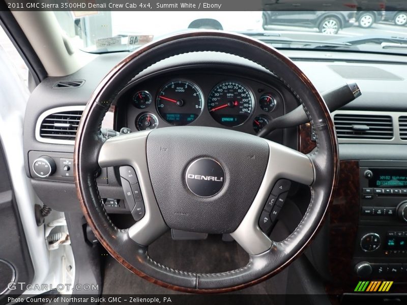 Summit White / Ebony 2011 GMC Sierra 3500HD Denali Crew Cab 4x4
