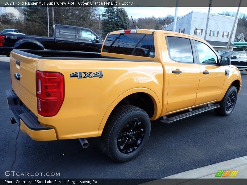 Cyber Orange Metallic / Ebony 2021 Ford Ranger XLT SuperCrew 4x4