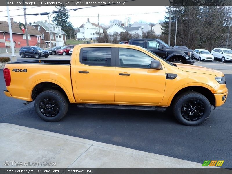  2021 Ranger XLT SuperCrew 4x4 Cyber Orange Metallic