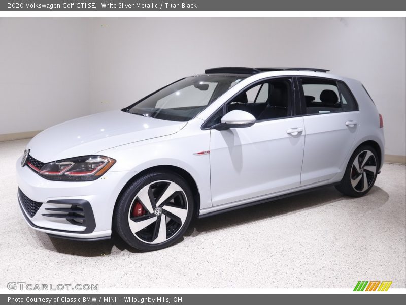 White Silver Metallic / Titan Black 2020 Volkswagen Golf GTI SE