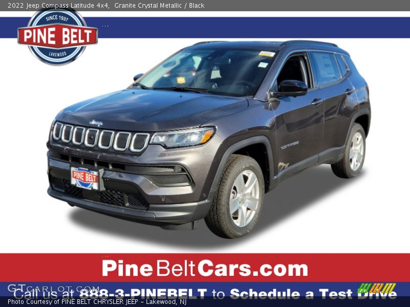 Granite Crystal Metallic / Black 2022 Jeep Compass Latitude 4x4