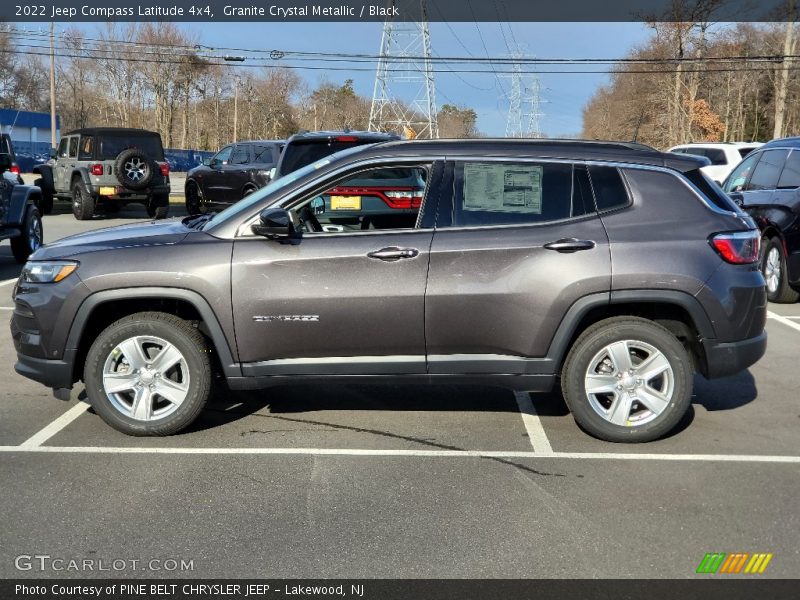 Granite Crystal Metallic / Black 2022 Jeep Compass Latitude 4x4