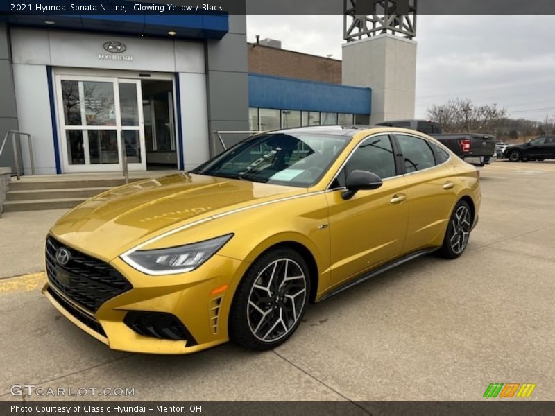 Front 3/4 View of 2021 Sonata N Line