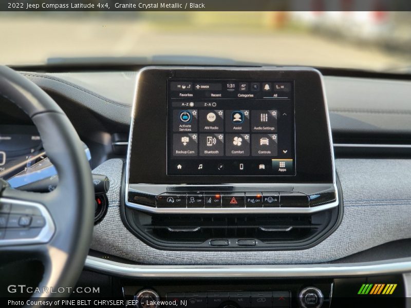 Granite Crystal Metallic / Black 2022 Jeep Compass Latitude 4x4