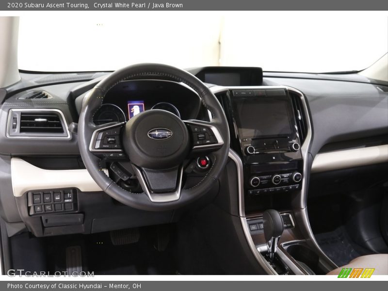 Crystal White Pearl / Java Brown 2020 Subaru Ascent Touring