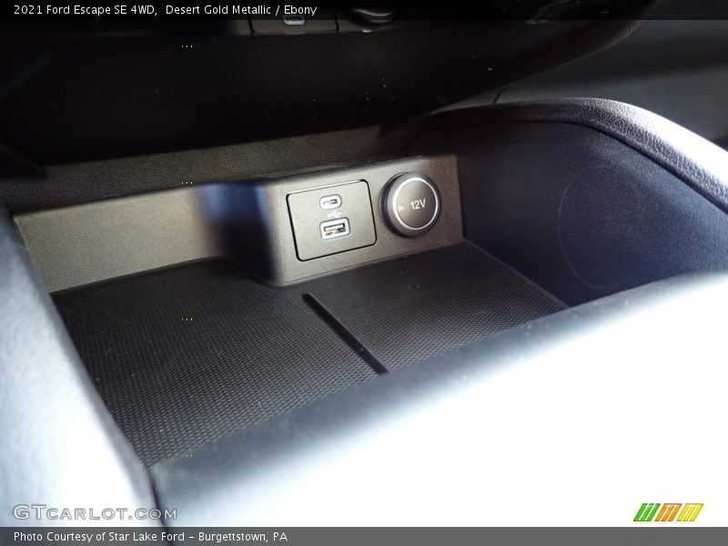 Desert Gold Metallic / Ebony 2021 Ford Escape SE 4WD
