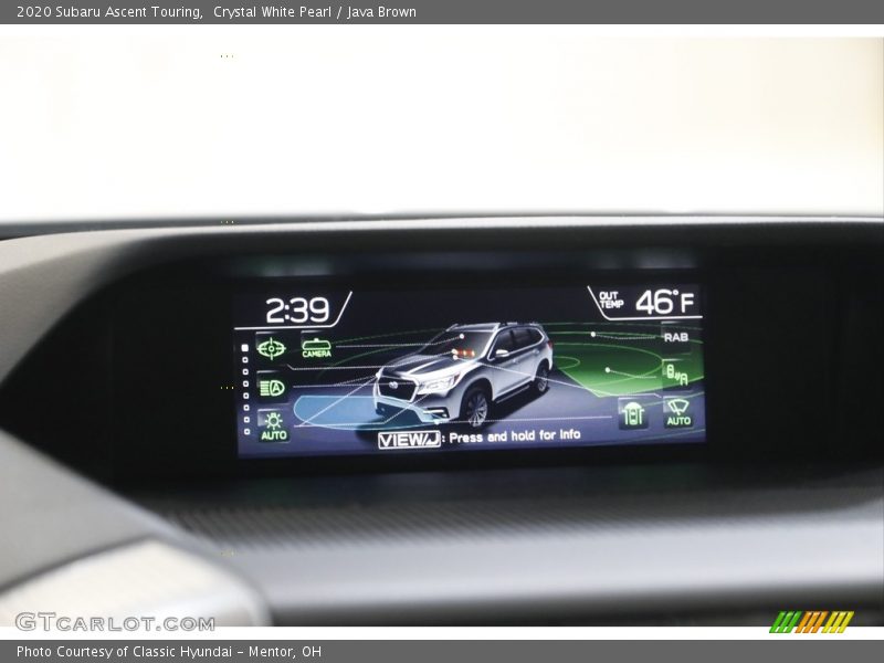 Crystal White Pearl / Java Brown 2020 Subaru Ascent Touring