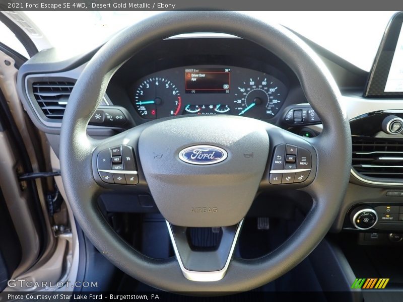 Desert Gold Metallic / Ebony 2021 Ford Escape SE 4WD