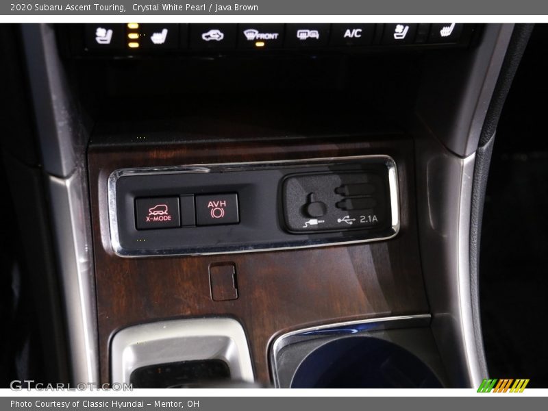 Crystal White Pearl / Java Brown 2020 Subaru Ascent Touring
