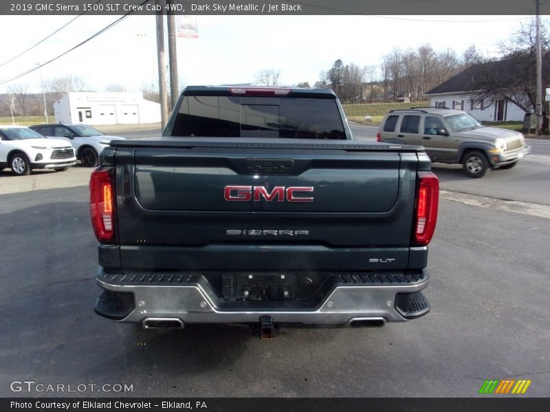 Dark Sky Metallic / Jet Black 2019 GMC Sierra 1500 SLT Crew Cab 4WD