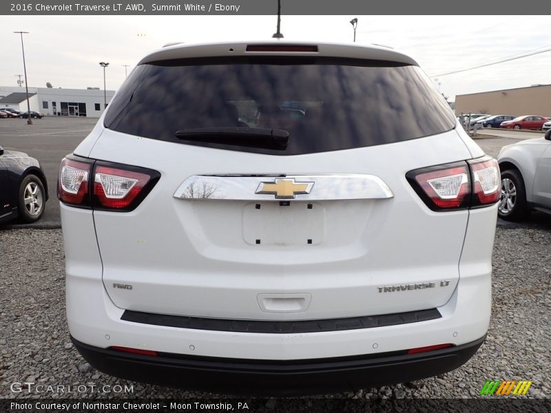 Summit White / Ebony 2016 Chevrolet Traverse LT AWD