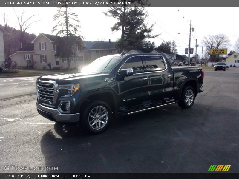 Dark Sky Metallic / Jet Black 2019 GMC Sierra 1500 SLT Crew Cab 4WD