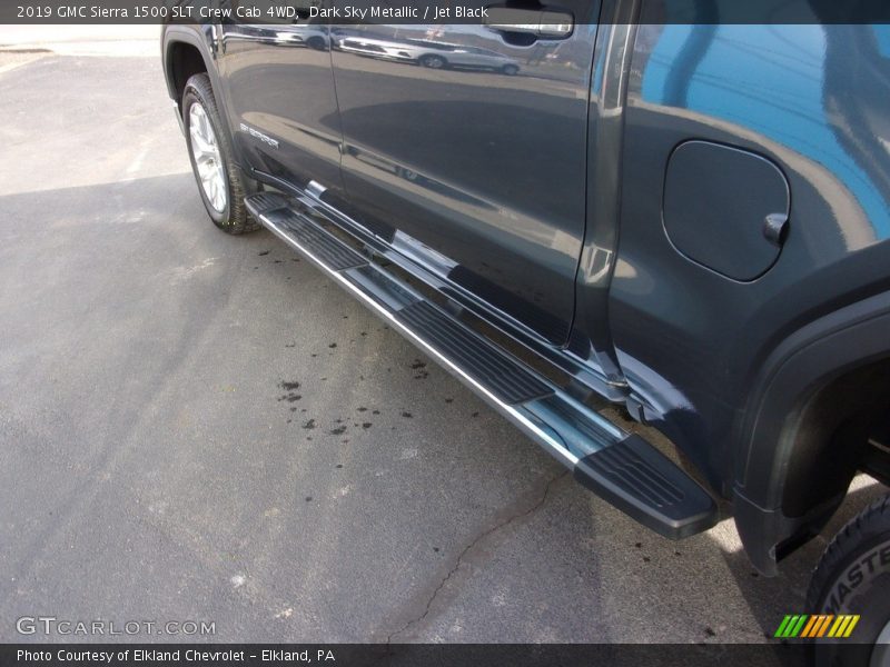 Dark Sky Metallic / Jet Black 2019 GMC Sierra 1500 SLT Crew Cab 4WD