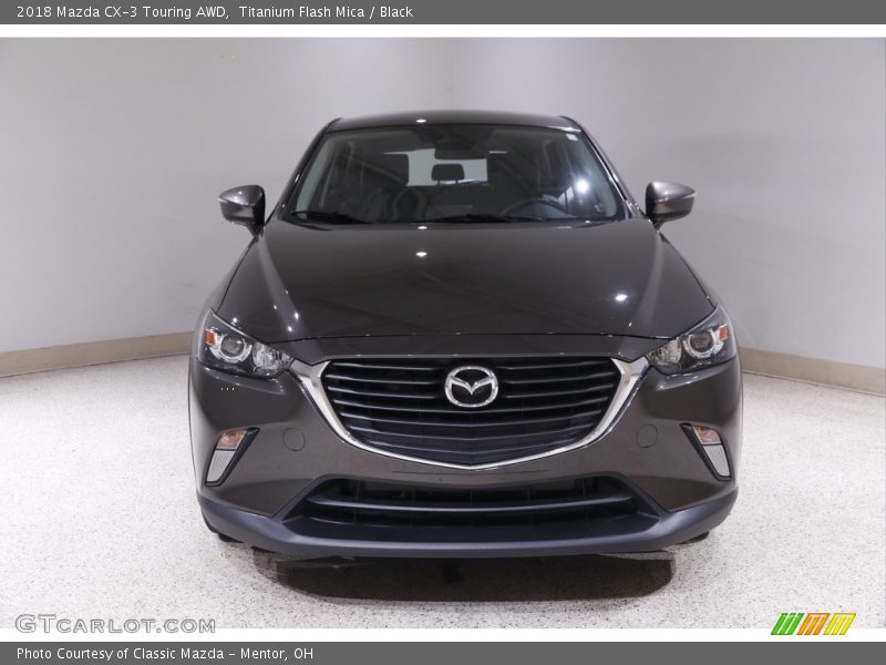 Titanium Flash Mica / Black 2018 Mazda CX-3 Touring AWD