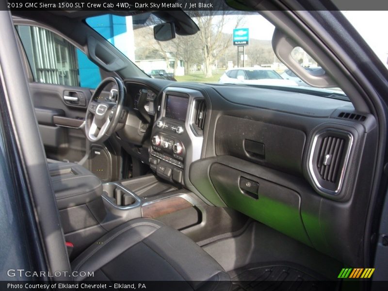 Dark Sky Metallic / Jet Black 2019 GMC Sierra 1500 SLT Crew Cab 4WD