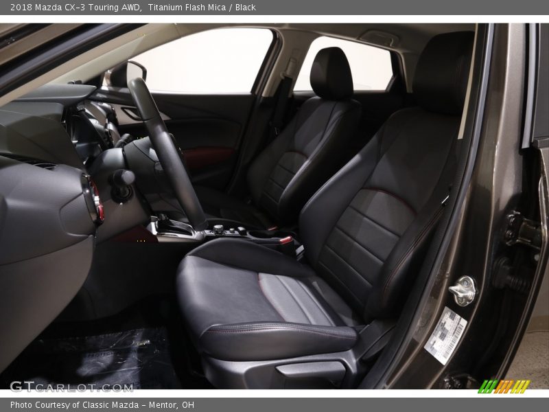 Titanium Flash Mica / Black 2018 Mazda CX-3 Touring AWD