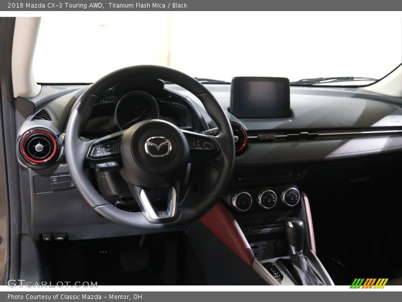 Titanium Flash Mica / Black 2018 Mazda CX-3 Touring AWD