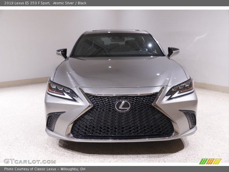 Atomic Silver / Black 2019 Lexus ES 350 F Sport