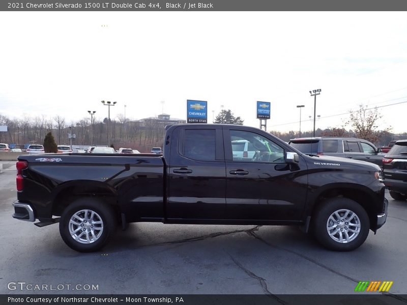 Black / Jet Black 2021 Chevrolet Silverado 1500 LT Double Cab 4x4