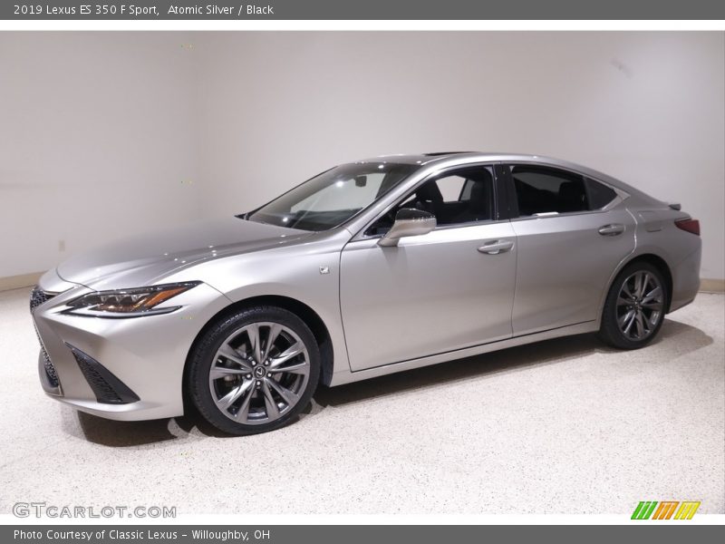 Atomic Silver / Black 2019 Lexus ES 350 F Sport