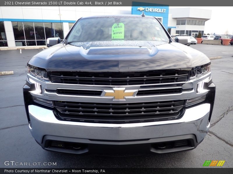 Black / Jet Black 2021 Chevrolet Silverado 1500 LT Double Cab 4x4