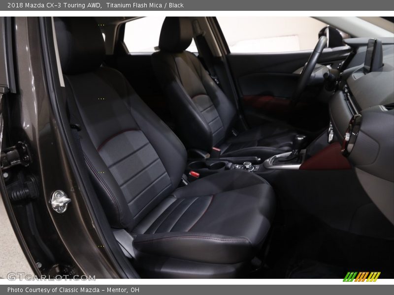 Titanium Flash Mica / Black 2018 Mazda CX-3 Touring AWD