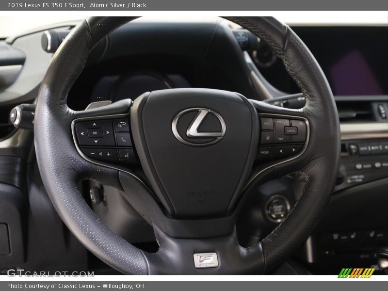 Atomic Silver / Black 2019 Lexus ES 350 F Sport