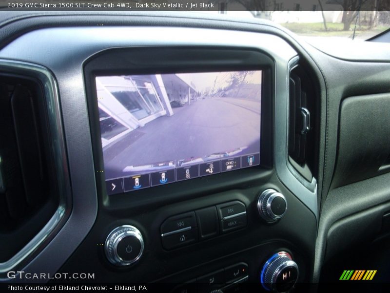 Dark Sky Metallic / Jet Black 2019 GMC Sierra 1500 SLT Crew Cab 4WD