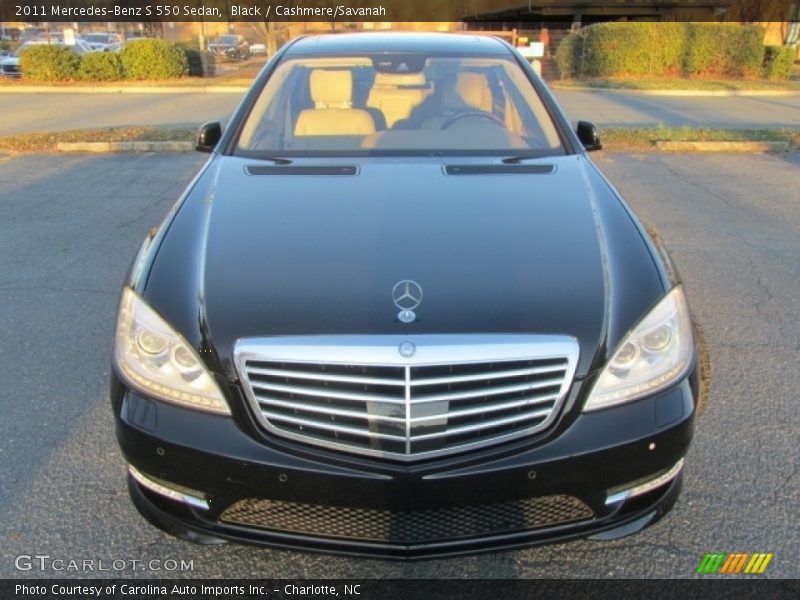 Black / Cashmere/Savanah 2011 Mercedes-Benz S 550 Sedan